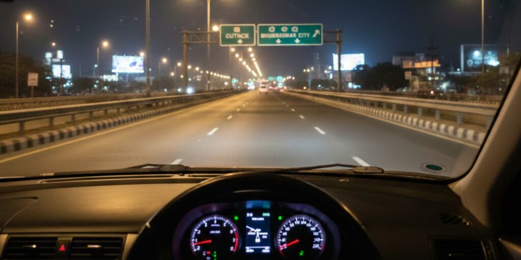 night car drive